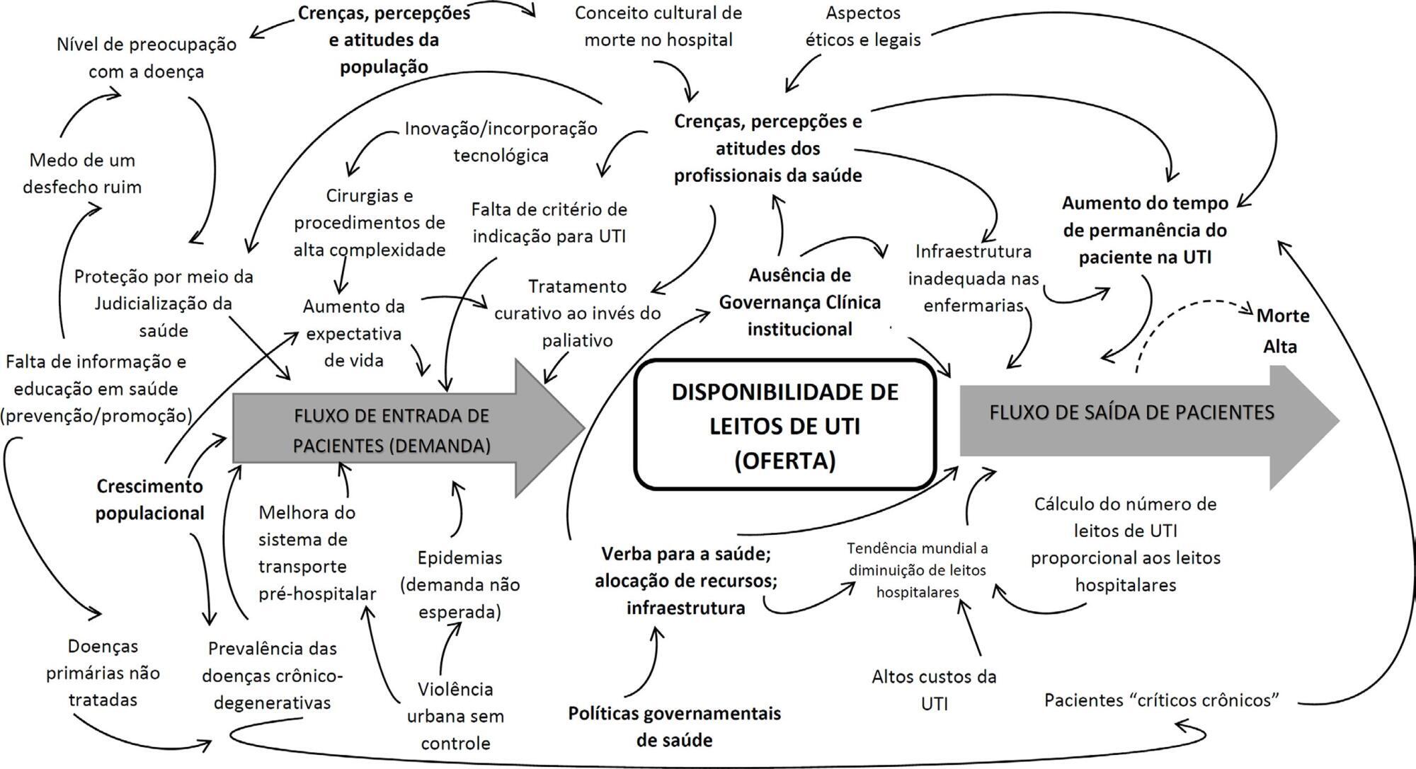Planning and understanding the intensive care network in the State of Rio de Janeiro (RJ), Brazil: a complex societal problem